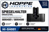 1 Stück Spiegelhalter 56954501 / 56954500 – CNC-Aluminium Reparaturteil für John Deere Teleskopspiegel